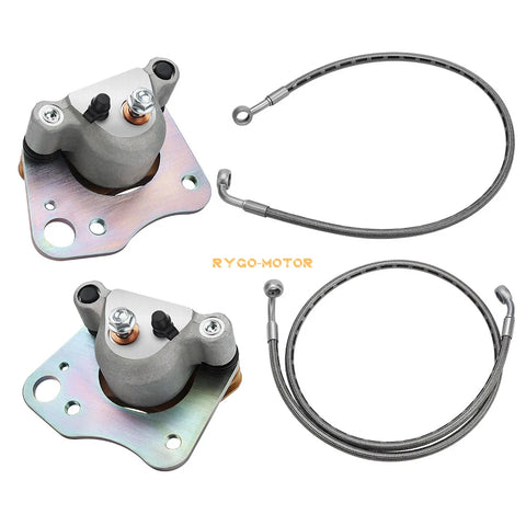 Polaris Ranger 500 570 ETX UTV Front Left Right Brake Calipers & Hose Lines