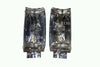 Mitsubishi  L200 Clear Corner Light Lens 2 x Black Trim (1986-1994)