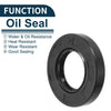 Oil Seal 40x72x12mm NBR Black 5Pcs