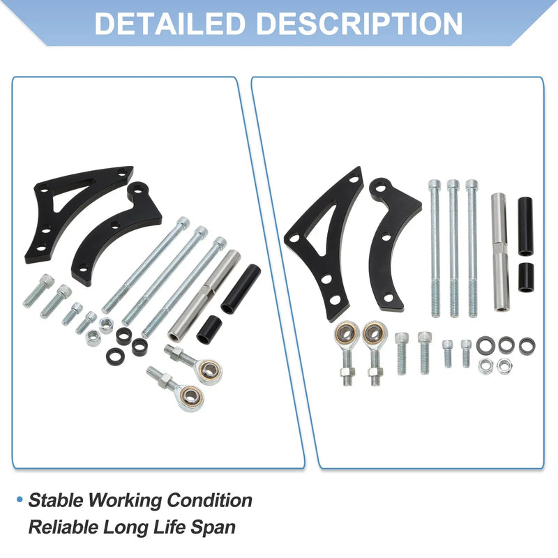 Small Block 318 340 360 for Chrysler Dodge Alternator Bracket Kit (1970-1990)