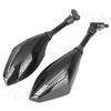 Universal Moto Mirrors Black LED Turn Signals & Brake Lights
