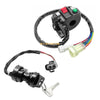 Yamaha Big Bear 400 Handlebar Start Stop & Ignition Key Switch (2007–2008)