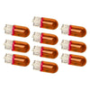 Instrument Panel Dash Light 10 x T10 194 158 Amber Halogen Bulbs
