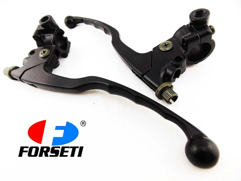 Yamaha XT500 Black Forseti Front Brake & Clutch Lever Bracket Assembly (76-89)