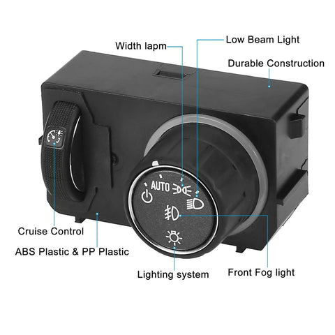 Chevrolet Tahoe 2014-2019 - Fog Lamp Main Light Switch Headlight Switch