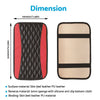 Universal Car Center Console Protector PU Leather Armrest Cushion Cover