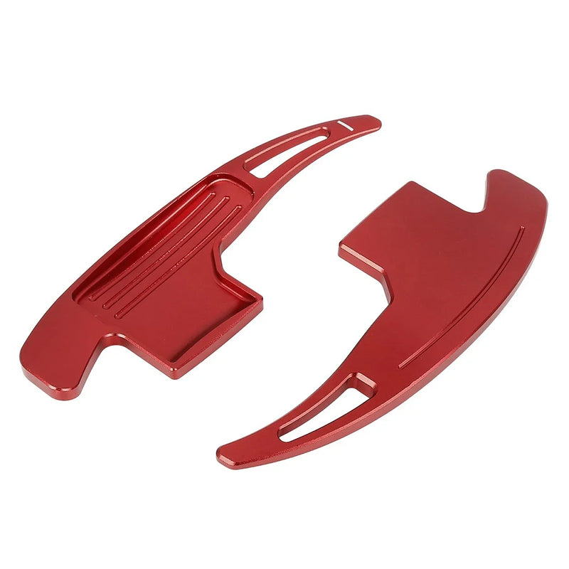 Ford Mustang Aluminum Alloy Red Steering Wheel Shift Paddle (2015-2020)