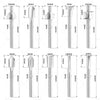 Electric Trimmer Tool 10 x 3mm Titanium Mini HSS Router Bits