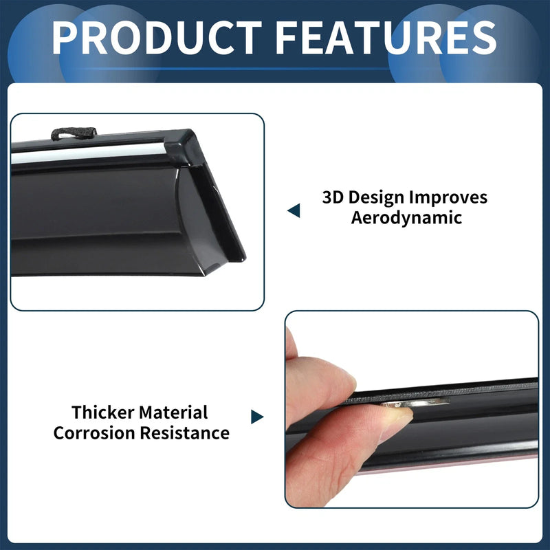 Mitsubishi Lancer Window Deflectors 1 Set (2008)