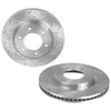 Triton MR Front Slotted Dimpled 320mm Disc Brake Rotors + Pads (2018-2020)