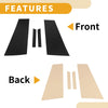 Mercedes Benz CLS-Class (2012-2016) Black 4 x Car Pillar Window Trim Covers