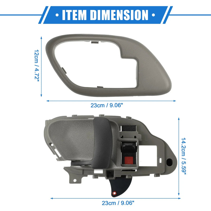 Chevy C1500 Suburban Gray 4 Pcs Interior Door Handle and Bezel
