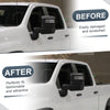 Chevrolet Silverado Mirror Cover Cap Set Black Carbon Fiber