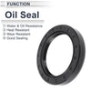 Oil Seal Rotary Shaft Seal Nitrile Rubber 65x90x13mm Black 5 Pcs