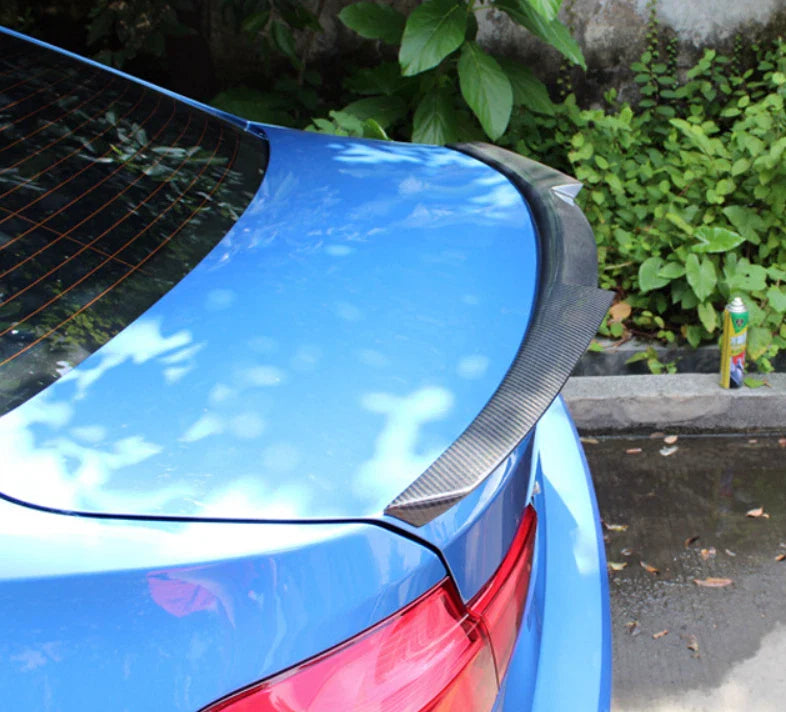 BMW 3 Series F30 Sedan M3 Style Unpainted Rear Trunk Spoiler (2012-2018)