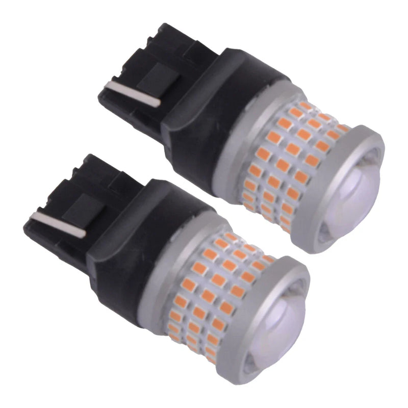 Car 58-SMD LED Brake Stop Tail Reverse Backup Light Bulbs