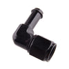6AN AN6 Female to 3/8" 9.5mm Swivel Fitting Hose 90 Degree Elbow Adapter