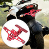 Motorcycle E-liminator Kit License Plate Bracket OEM Turn Signal Red