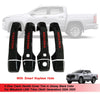 Mitsubishi L200 Triton 4 Door Catch Handle Covers Glossy Black (2024-2025)