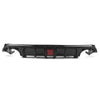 Infiniti Q60 (2017-2022) Gloss Black W / Light Rear Bumper Diffuser Lip