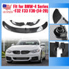 BMW 4 Series M Sport F32 F33 F36 Carbon Look Front Splitter Lip (2013-2020)