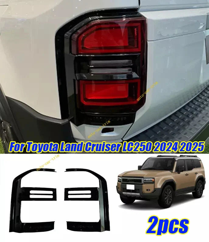Toyota Land Cruiser LC250 Gloss Black Rear Taillight Trim Cover