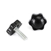 Harley Glide King 4 x Saddlebag Lever Lock Bolts Silver (1996-2019)