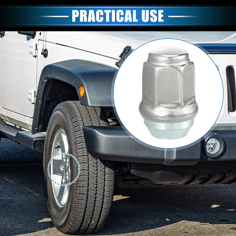 Jeep Wrangler, Liberty, Dodge Challenger 10 x Wheel Lug Nuts (No. 6036747AA)