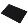 Beige PVC Car Foot Carpet Pad Heel Mat Pedal Patch Cover