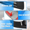 Dodge Set Carbon Fiber Pattern Black Inner Door Handle Bowl Cover Trim