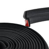 4M Z Shape Car Door Edge Rubber Seal Strip Weatherstrip Protect Trim