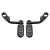 1 1/4'' Matte Long Angled Footpegs Mount Engine Guard Pegstreamliner