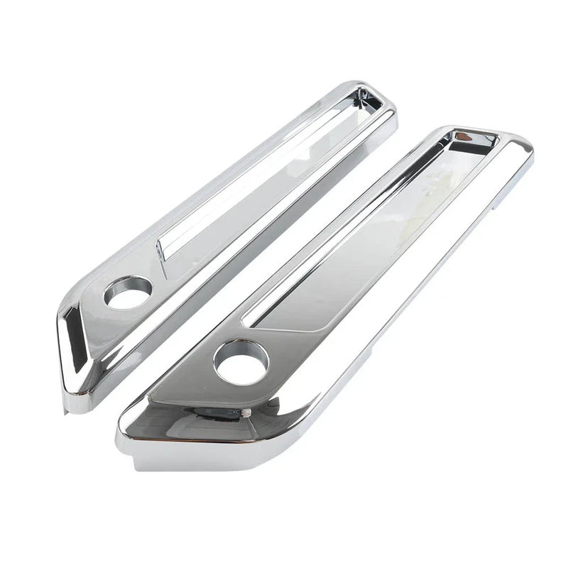 Harley Touring Electra Glide Saddle Bag Hinge Latch Cover Chrome (2014-2023)