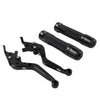 Kawasaki ZX10R / RR Black Extendable Brake Clutch Levers Grips (2004-2023)
