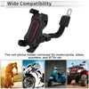 Motorcycle Rearview Mirror 4.7–7.2 in Red Phone Mount