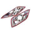 Honda CR-V 2 x Chrome Fog Light Frame Covers (2014)