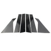Chevrolet Impala 6 x Black Door Window Trim Covers (2006-2020)