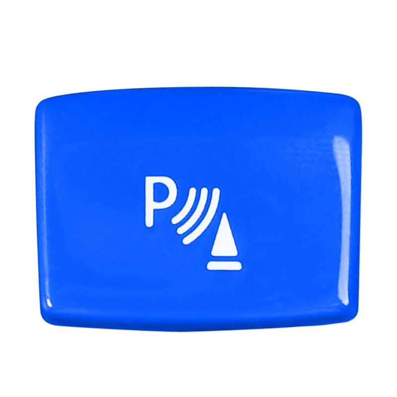 BMW 1 2 3 4 Series Blue Gear Electric Eye Button Trim (2012-2020)