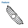 Mercedes C180 AMG Body Styling Black Front Upper Bumper Grille