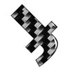 Car Badge Emblem Lowercase Alphabet Letters Decals Stickers