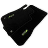 Mercedes Benz AMG GT 2015-2022 Black & Green Logo 2 x AutoWin Floor Mats