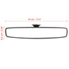 Car - Black Wide Angle Rearview Mirror 13" (Fits Various Models)