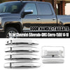 Chevy Silverado GMC Sierra Trunk Tailgate Handle Cover Trim 5PC (2014-2019)