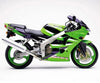 Kawasaki ZX-6R Aluminium Noir Tête de fourche pare-brise (1995–2002)