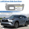 Toyota Highlander 2014-2016, 2019 (No.743200E074B0) Gray Left Side Sun Visor