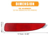 Toyota Yaris 1 Pair Rear Bumper Reflector Side Marker