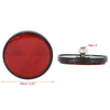 Motorcycle Bike 6 Pairs M6x1.0 Red Universal Screw Mount Warning Reflector