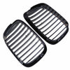 BMW E39 525 528 530 535 M5 Gloss Black Kidney Grille Cover (1997-2003)