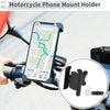 Motorcycle Phone Mount Holder Aluminum Alloy 4\"-6.5\"