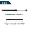 Acura TL Front Hood Lift Supports Struts Gas Spring (2002-2003)
